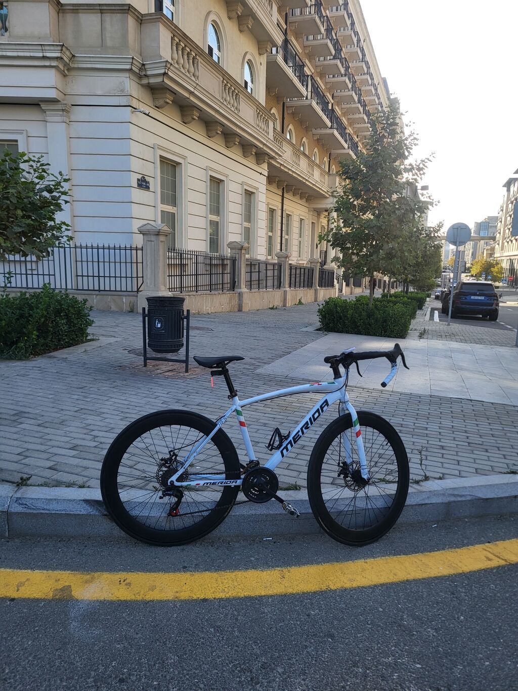 Şose Yol velosibedi /Velosibetde tormuz sisteminden trosdara qeder — Yol velosipedləri, Bakı (10)