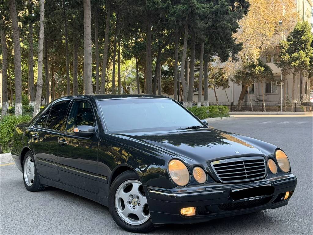 Mercedes E 200, 2.0 L, 2001 il, 335 641 km — Avtomobillər, Sumqayıt (4)