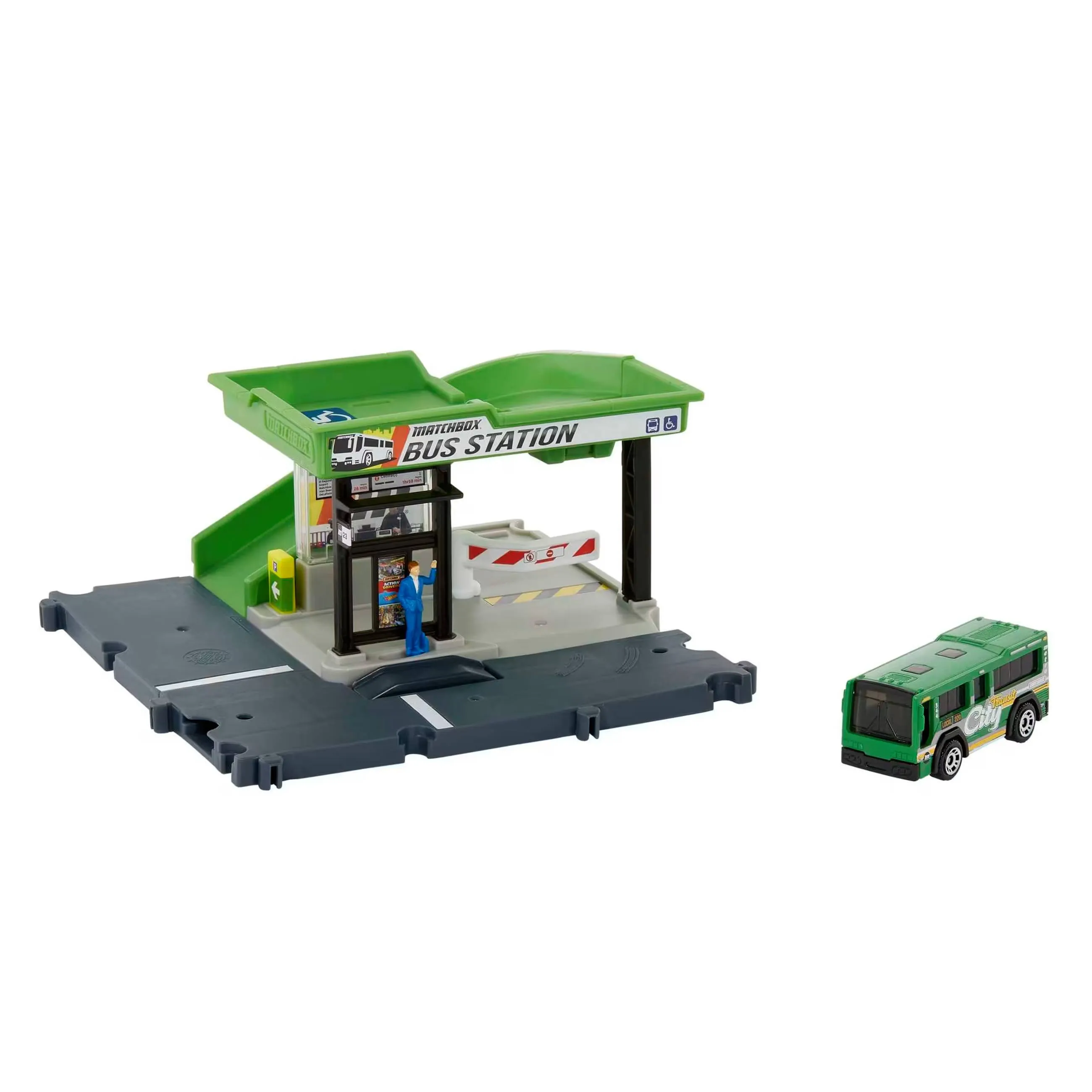 Oyuncaq Mattel MBX Action Drivers Expansion Playset Asst (HJT89) — Bakı
