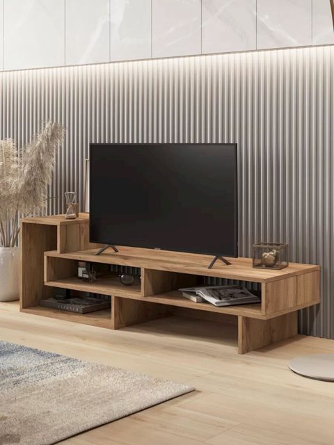 TV üçün tumba 3563_LETNEWTumZol, Ldsp, qəhvəyi, 42.2x40x130 sm — Bakı