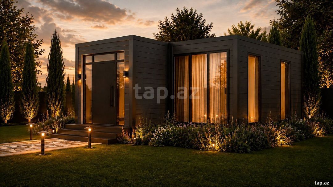 VİP konteyner modul ev 3 otağlı 60 m2 — Hazır konstruksiyalar, Bakı (2)