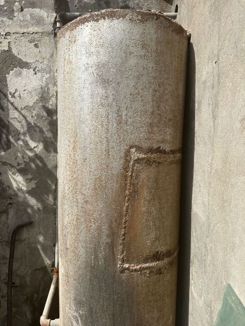 Bak, Metal, 100 l l, İşlənmiş, Ünvandan götürmə — Bakı