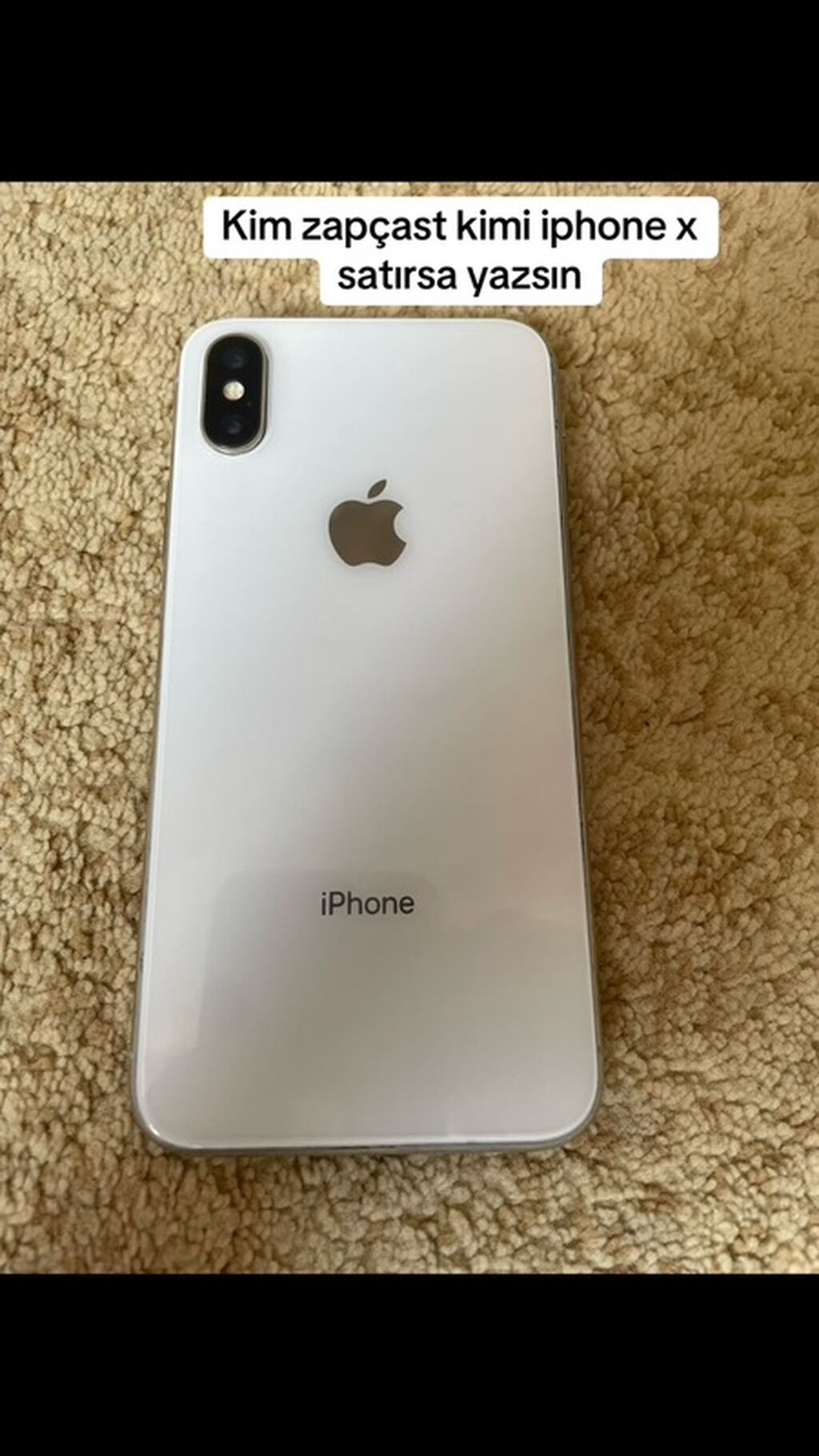IPhone X, 256 GB, Ağ, Face ID — Apple iPhone, Digah (4)