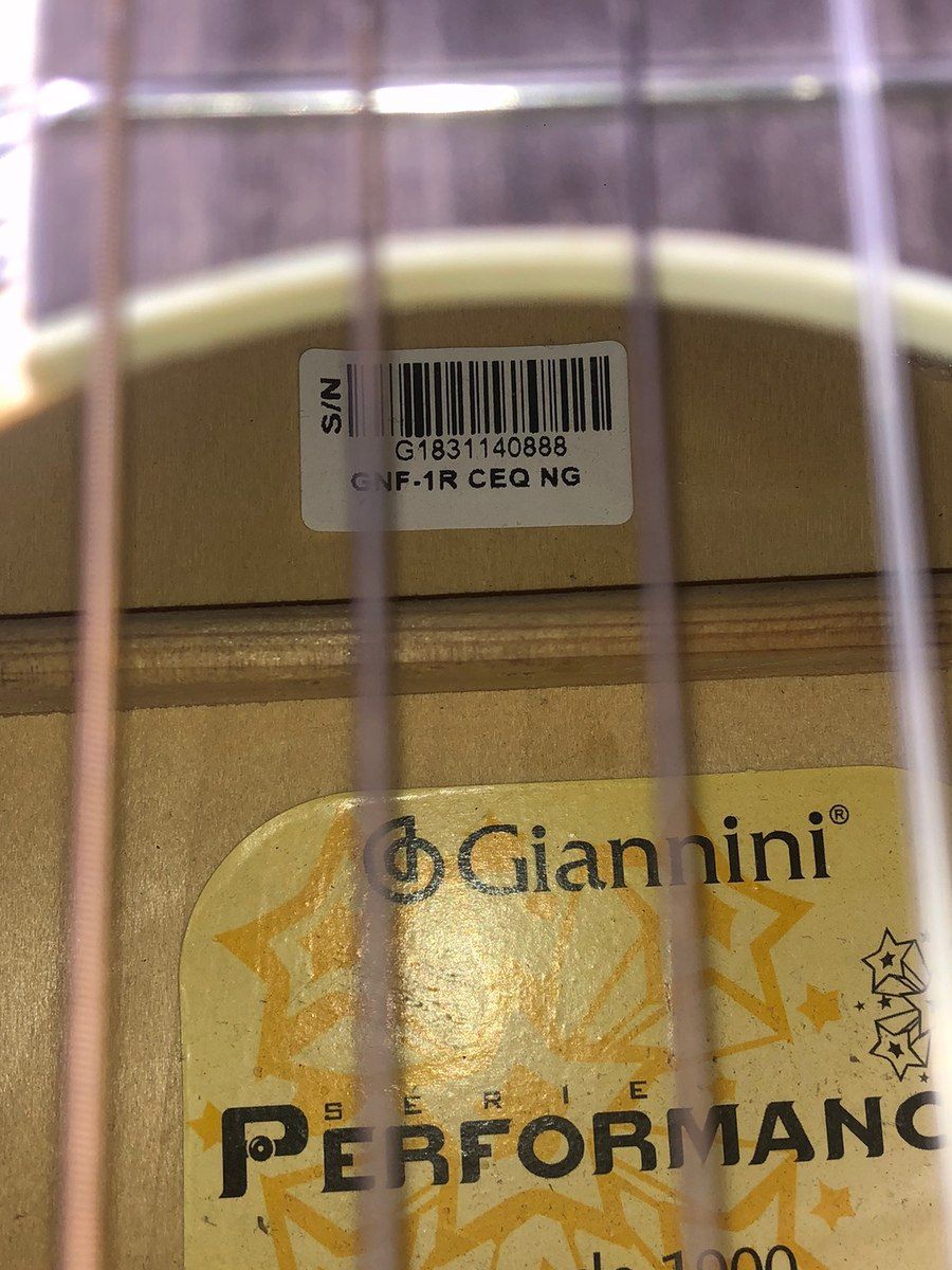 Elektro-klassik gitara Giannini GNF-1R (Or — Musiqiə alətləri, Bakı (3)