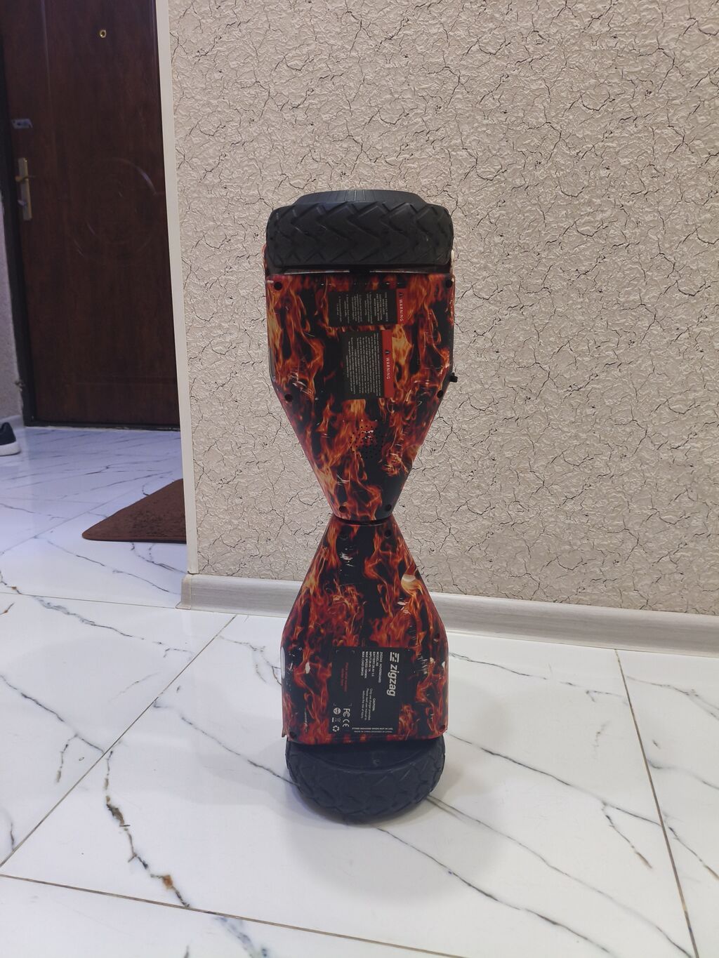 Zigzag elektrik hoverboard – alov temalı dizayn - Brend: Zigzag - Çox — Hiroskopler, Xırdalan (2)