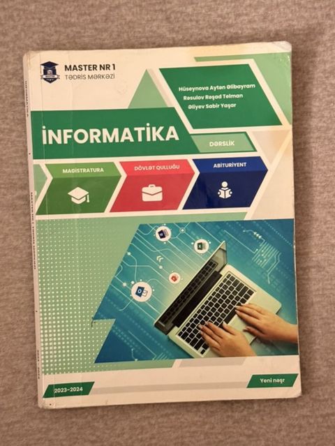 Məhsul: “İnformatika” dərsliyi (Master NR 1 Tədris Mərkəzi) — Bakı