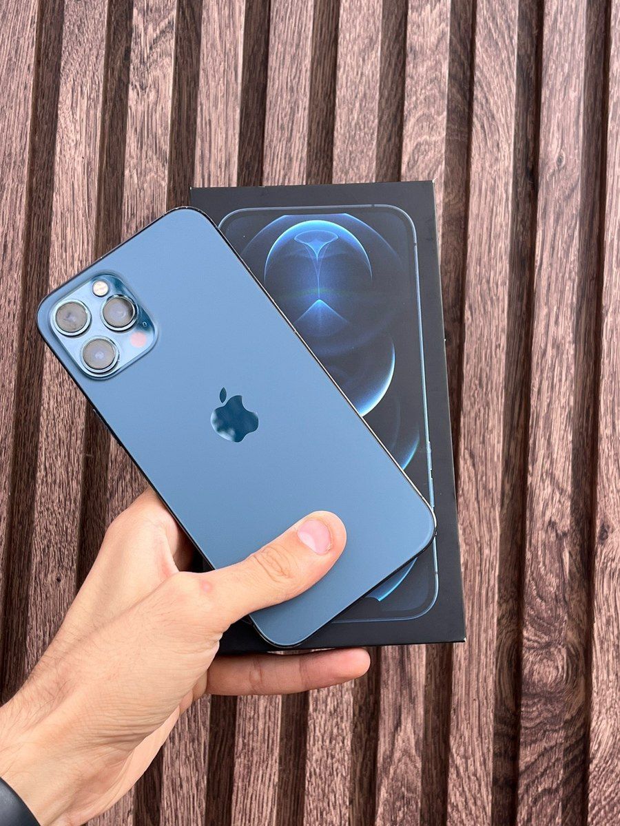 Apple iPhone 12 Pro Max Pacific Blue 256GB/6GB — Smartfonlar, Bakı