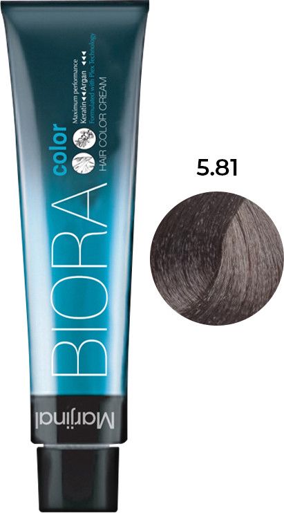 Krem-boya Biora 5.81 tünd şabalıd küllü, 100 ml — Bakı