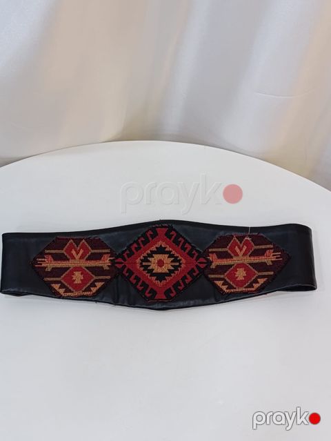 Qayış qadınlar üçün, qara, süni dəri, ölçü M/L — Bakı