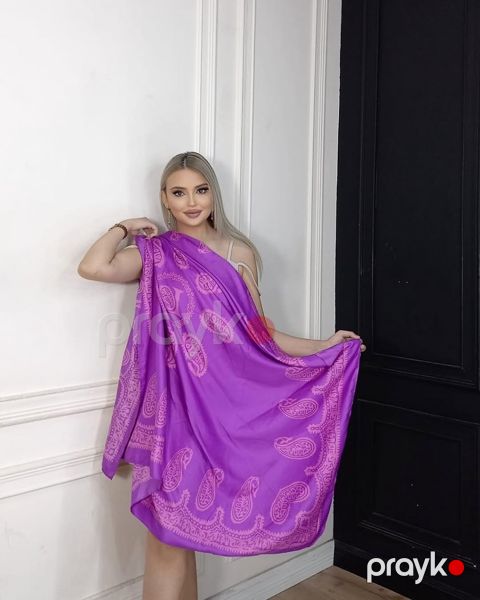 Qadın üçün bənövşəyi kəlağayı 140x140 sm100 — Bakı