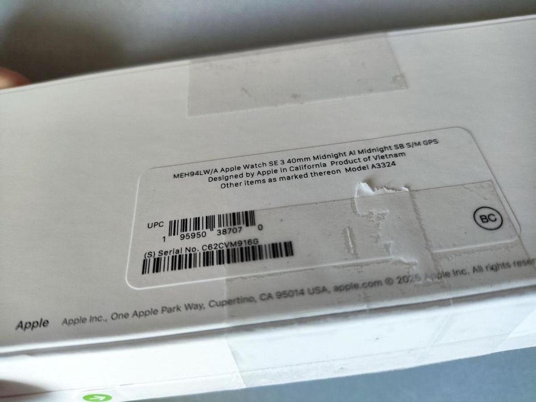Apple Watch SE 3 Aluminum Midnight 40mm — Ağıllı saatlar və biləkliklər, Bakı (4)