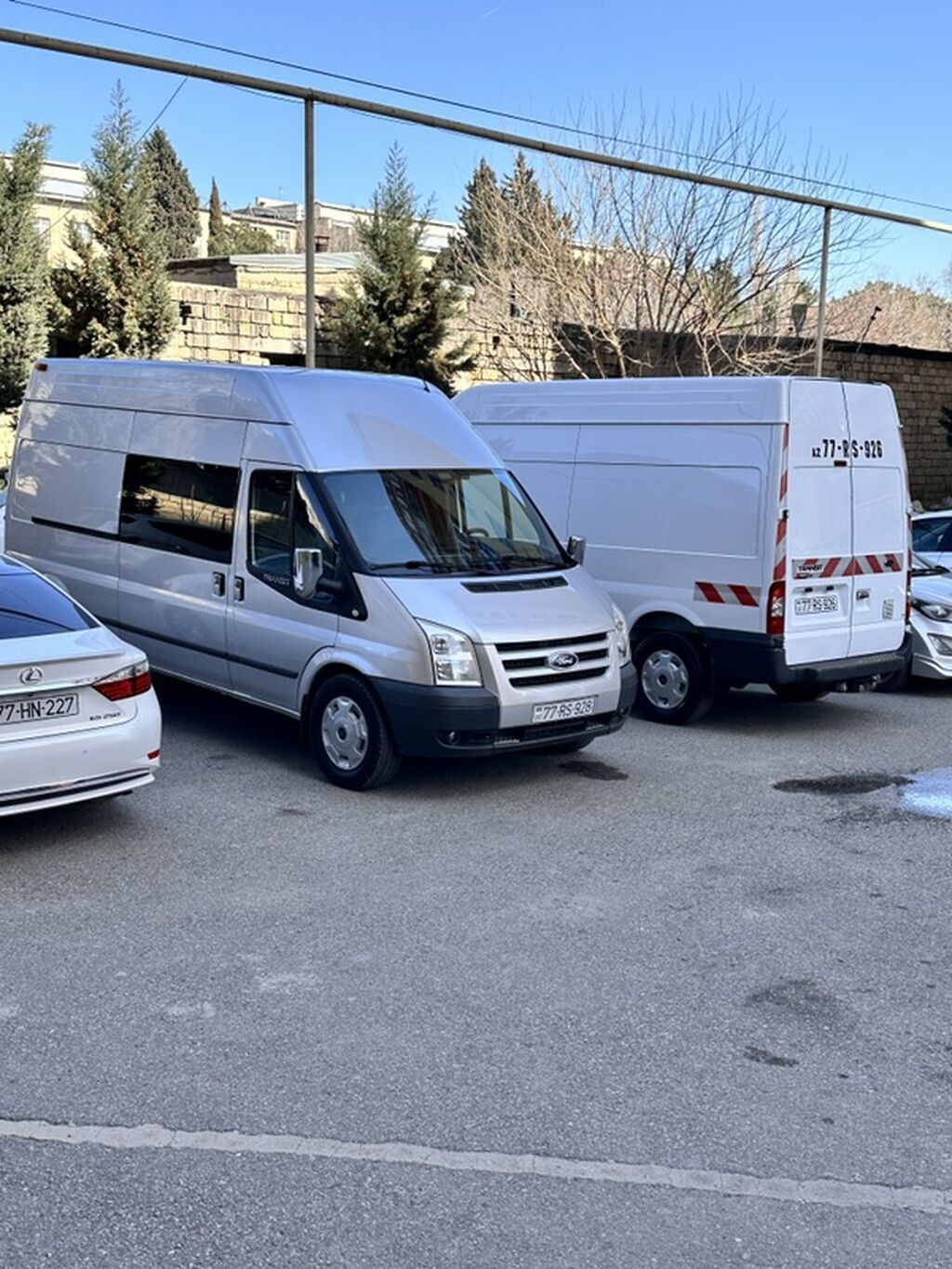 Ford Transit uzun bazalı, yüksək tavanlı yük mikroavtobusu 77-RS-926 — Avtomobillər, Sumqayıt (2)