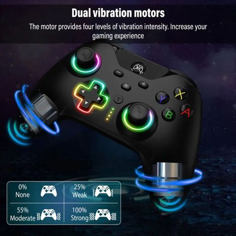 RGB işıqlanmalı universal oyun idarəetmə pultu - Uyğunluq: Nintendo — Bakı