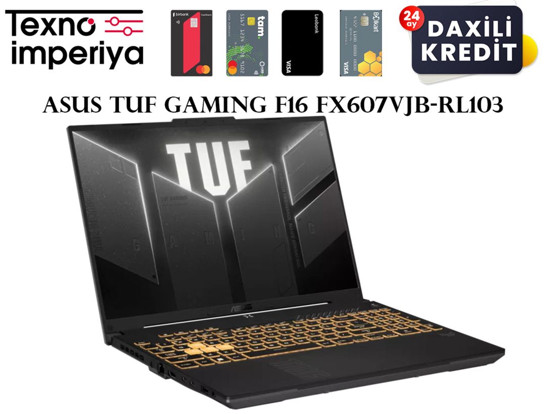 Asus tuf Gaming F16 FX607VJB-RL103 90NR0MZ6-M005K0 — Noutbuklar, Bakı (2)