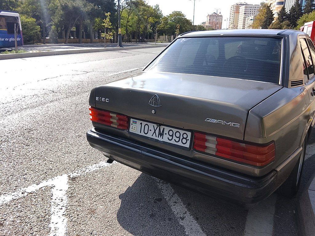 Mercedes 190, 1.8 L, 1992 il, 548 050 km 10-XM-998 — Avtomobillər, Bakı (7)