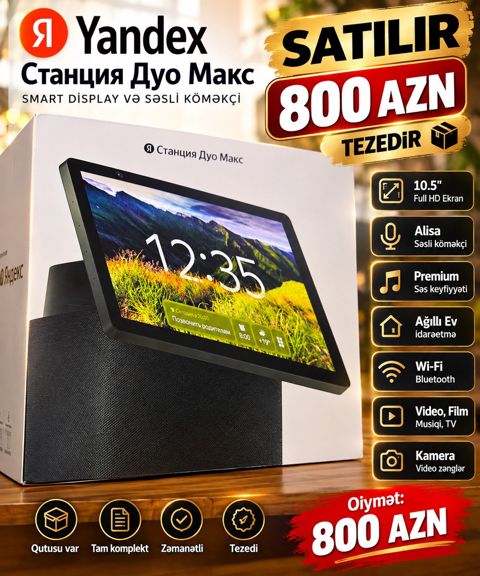 Yandex Station Duo Max — Bakı