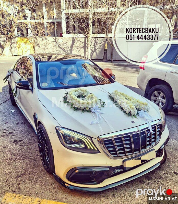 Mercedes S63 Brabus, 2019 il — Minik avtomobili icarəsi, Bakı (3)