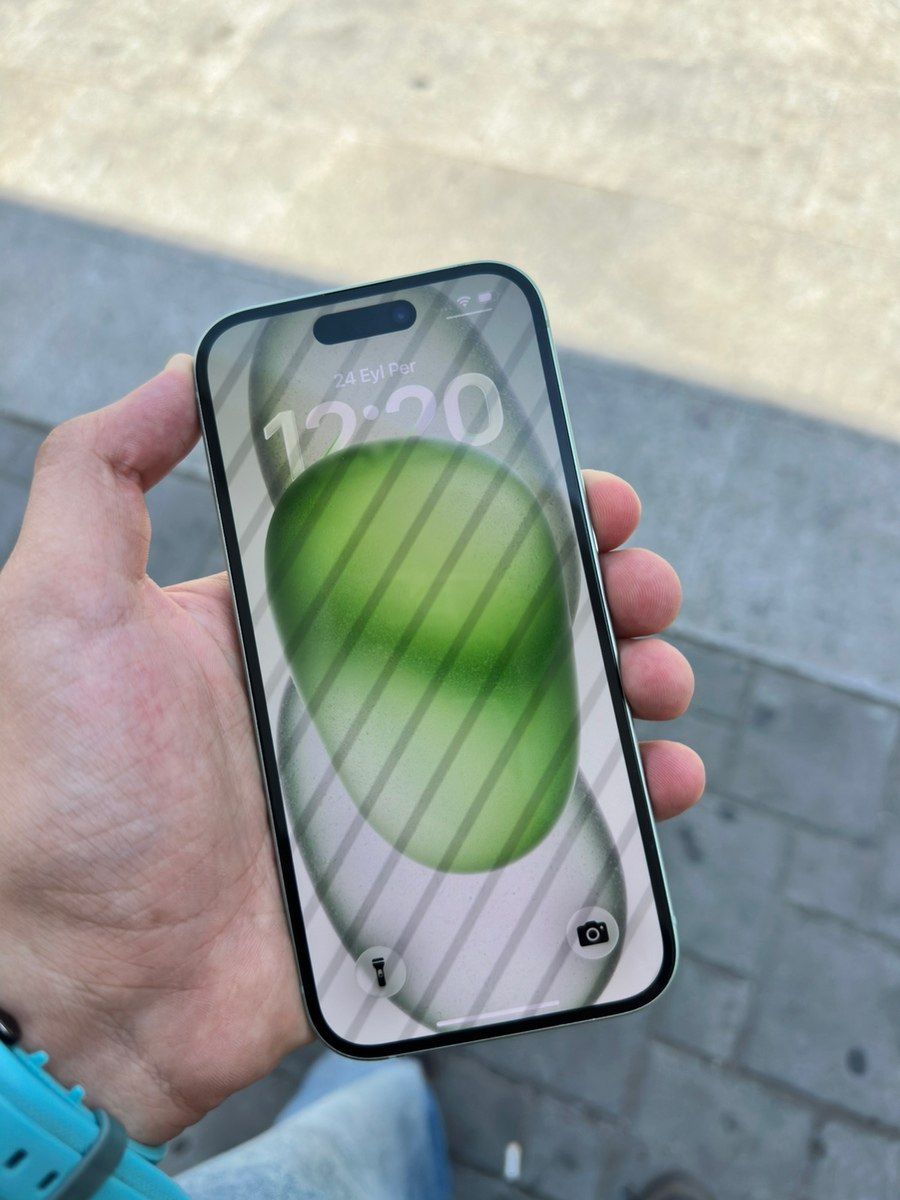 Apple iPhone 15 Green 128GB/6GB — Smartfonlar, Bakı (4)