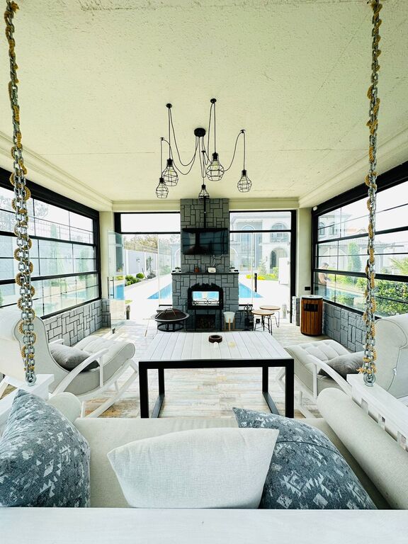 İcarəyə verilir 6 otaqlı həyət evi/bağ evi 500 m² — Ev, villa, Bakı (2)