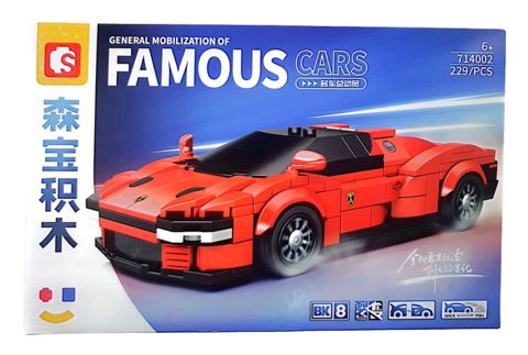 Konstruktor Famous cars L225588714002, 3+ yaş, 229 hissə — Bakı