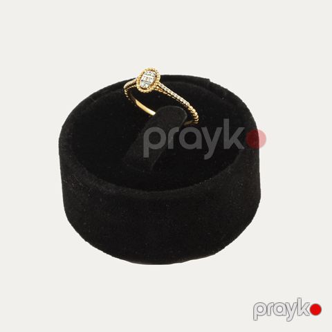 Üzük qadınlar üçün VJ3289, qızıl 750 əyar, brilyant 0.12K — Bakı