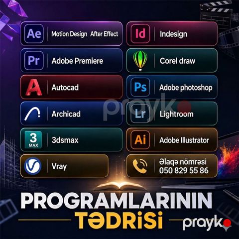 Photoshop, CorelDRAW, Illustrator, InDesign Qrafik Dizayn Kursu — Bakı