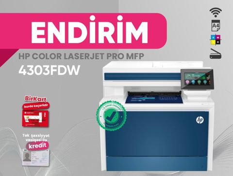 Printer HP Color LaserJet Pro MFP 4303FDW — Bakı