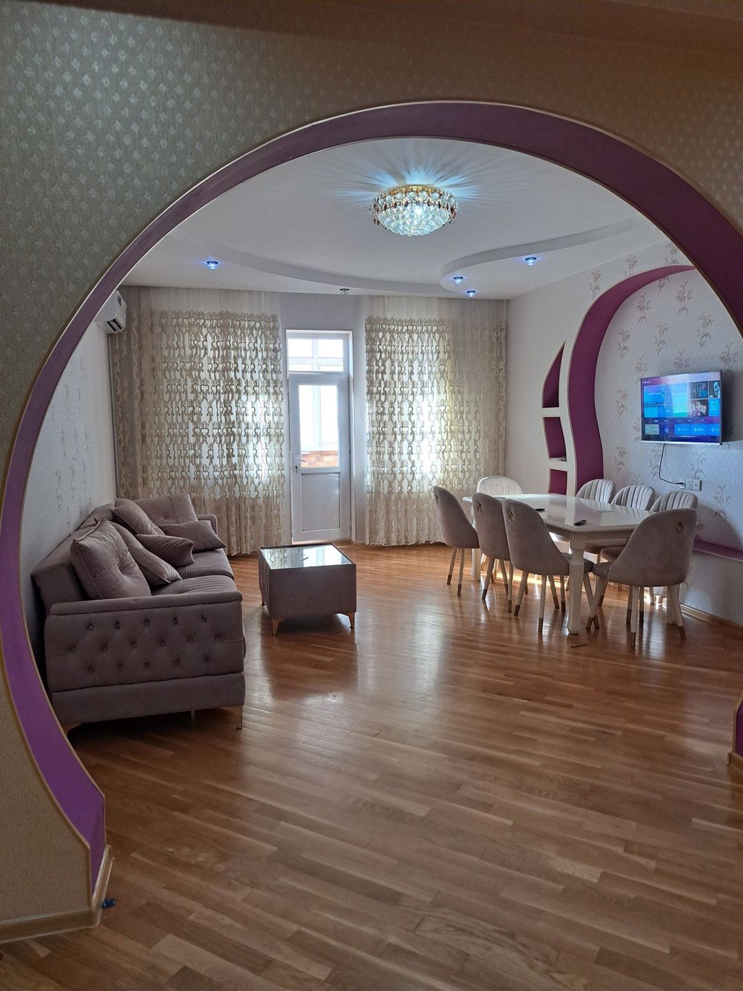 İcarəyə verilir 4 otaqlı yeni tikili 138 m² — Mənzil, Sumqayıt