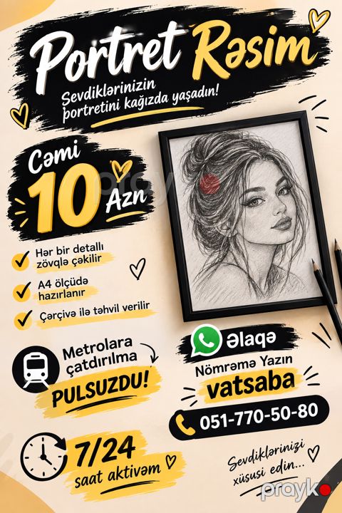 Portret Sifarişləri resimler — Bakı