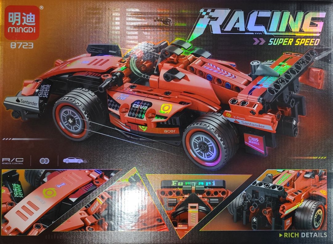 Konstruktor Racing Super Speed Ferrari 8723, idarə pult ilə, 315 element, 14+ yaş — Mallar, Bakı (2)