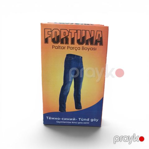 Paltarlar üçün boya Fortuna, tünd göy, 15 q — Bakı