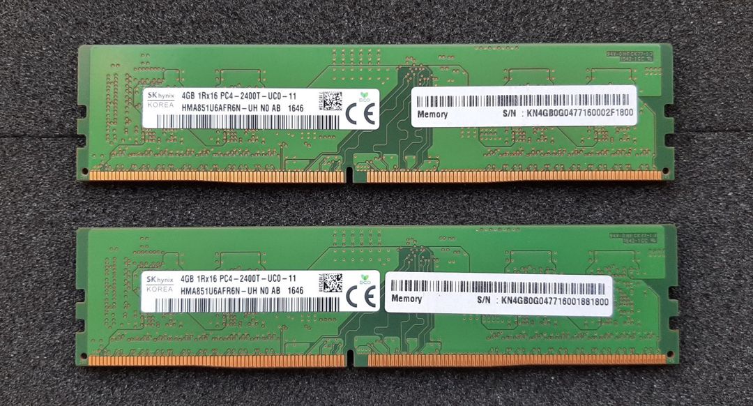 2×4GB DDR4 Hynix — Kompüterlər və noutbuklar, Bakı (2)