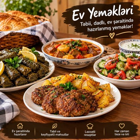 Ev yeməklərinin hazırlanması — Bakı