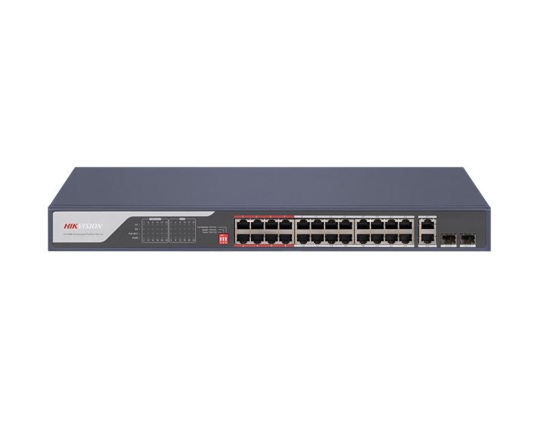 Hikvision DS-3E0326P-E(C) 24 Port PoE+ Switch — Şəbəkə və server avadanlığı, Bakı (2)