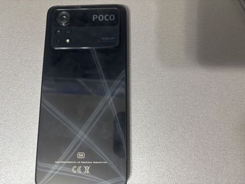 Poco X4 Pro 5G, 128 GB, rəng - Qara, Barmaq izi — Bakı