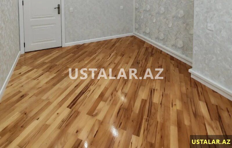 Pol parket laminat şilfovka lak — Döşəmə və tavan işləri, Bakı (3)