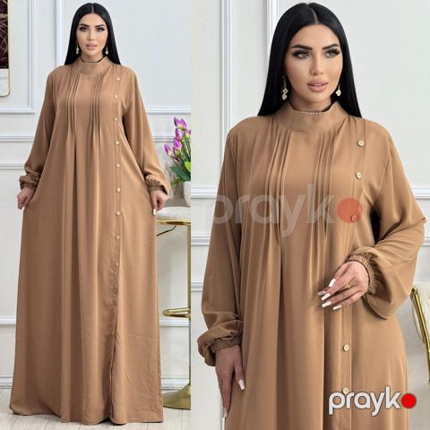 Qadınlar üçün dini geyimi 70026575, poliester, qəhvəyi, ölçü 46 — Bakı