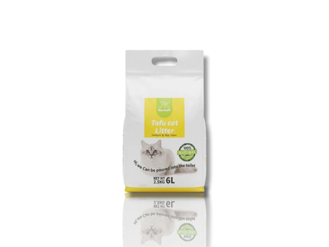 Hopdurucu doldurucu Nunbell Tofu Cat Litter pişiklər üçün, çobanyastığı ətirli, 6 l — Mallar, Bakı
