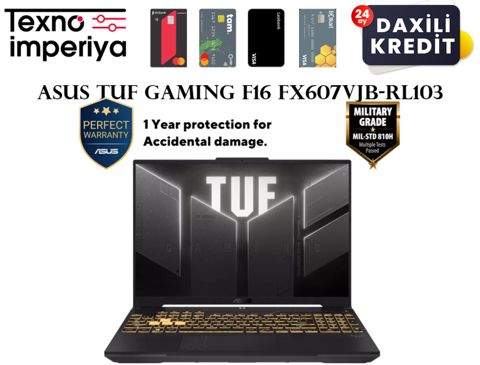 Asus tuf Gaming F16 FX607VJB-RL103 90NR0MZ6-M005K0 — Bakı