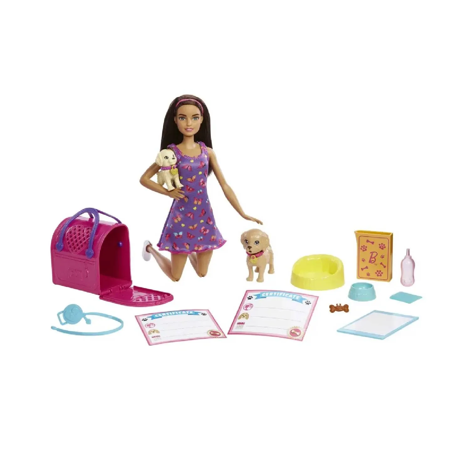 Oyuncaq Mattel Barbie Adopt-a-Pup Playset - Latina 194735101764 (HKD86) — Bakı