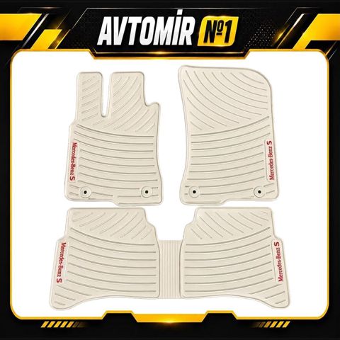 Mercedes-Benz S-Class W222 2013-2020 üçün salon rezin ayaqaltı — Bakı