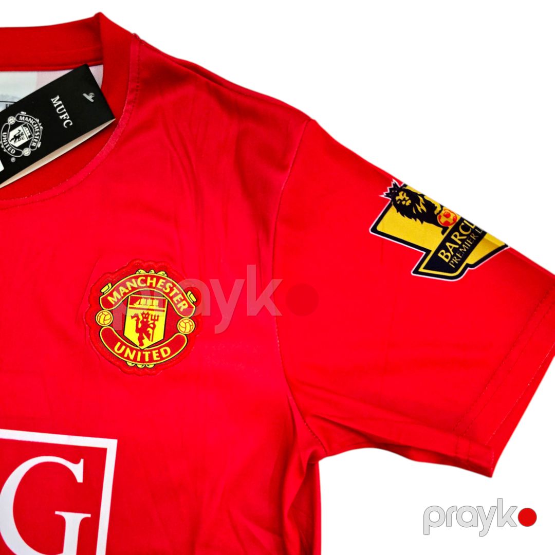 İdman kostyumu azarkeşlər üçün Manchester United FC Cristiano Ronaldo 7 MU, poliester, qırmızı, ölçü L — Mallar, Bakı (2)