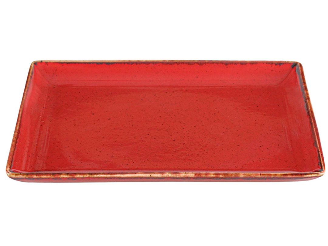 Boşqab Porland Seasons, farfor, qırmızı, 26x35 sm — Mallar, Bakı (2)