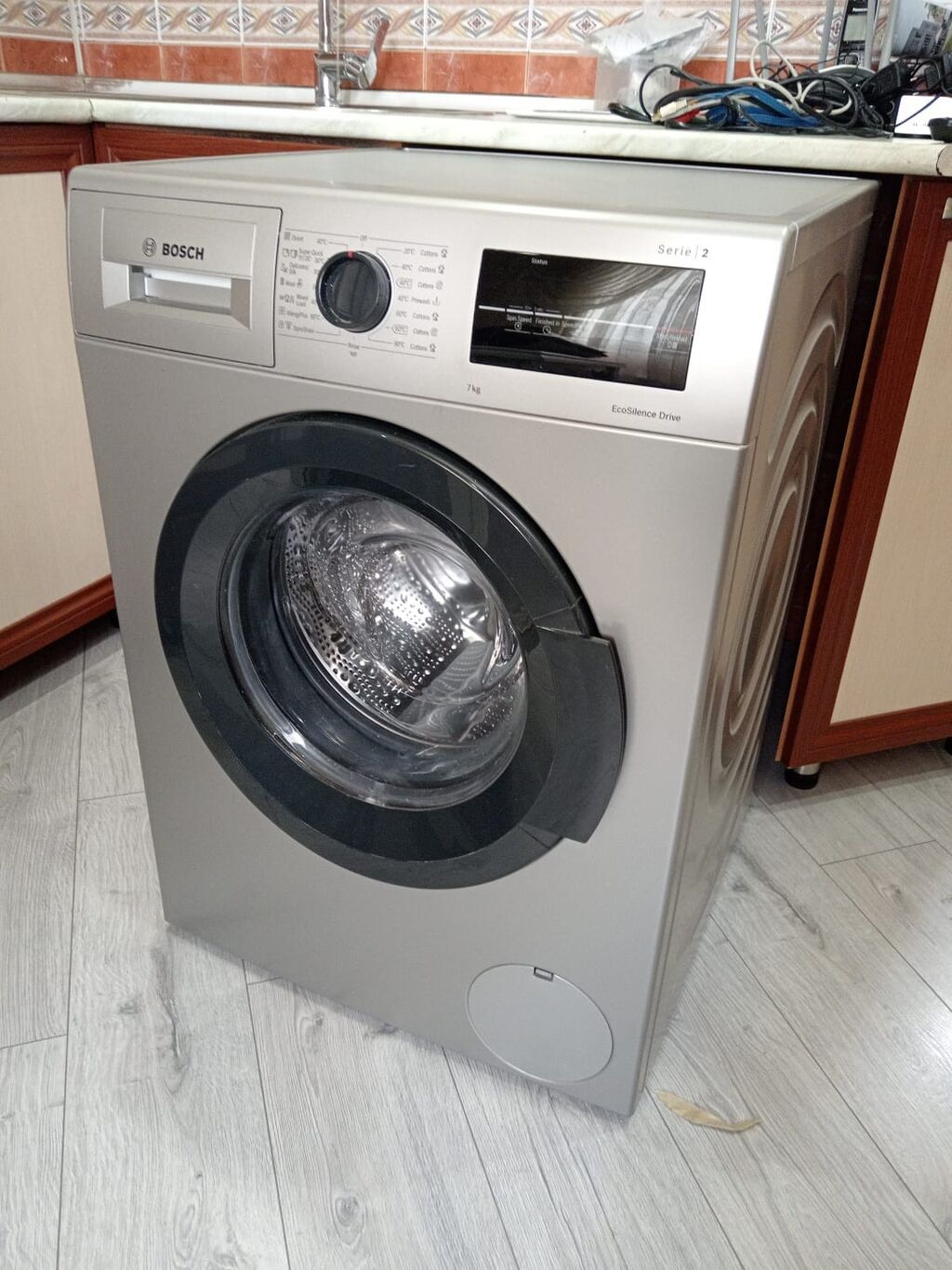Bosch 7 kq 380 AZN əla işləyir köçlə bağlı satlır qarayev — Çamaşır maşınları, Sumqayıt