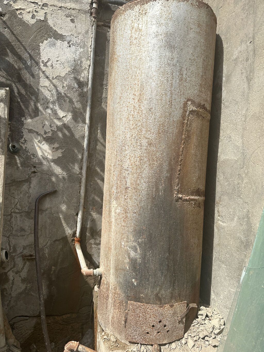 Bak, Metal, 100 l l, İşlənmiş, Ünvandan götürmə — Su çənləri, kanisterləri, bochkalar, Bakı (2)