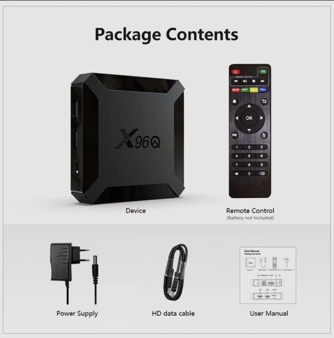 Tüner X96Q 8 RAM 128 GB android 14 2026 — TV və Video, Bakı (3)