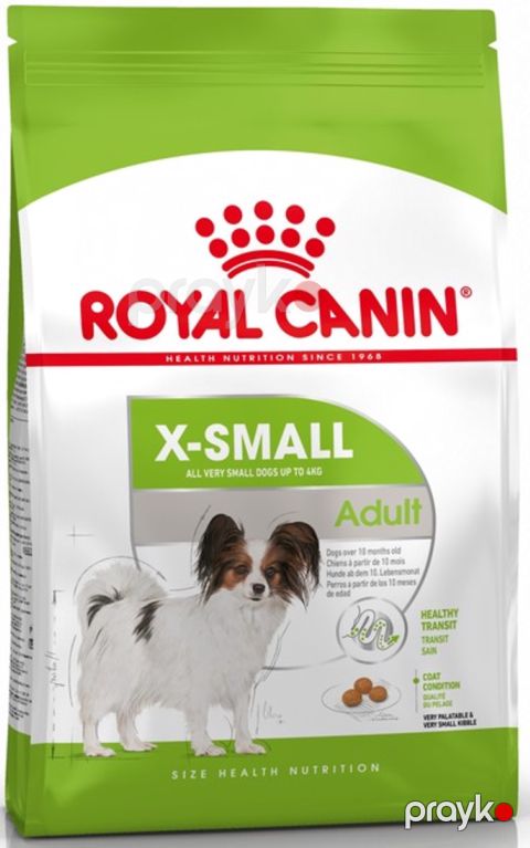 Quru yem Royal Canin Adult X-Small, çox kiçik cins itlər üçün, 500 q — Bakı