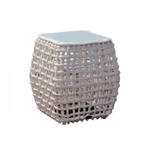 Bağ üçün yan masa Skyline Dynasty White Mushroom, kompakt dizayn, asan təmizlənir - 22385 — Bakı
