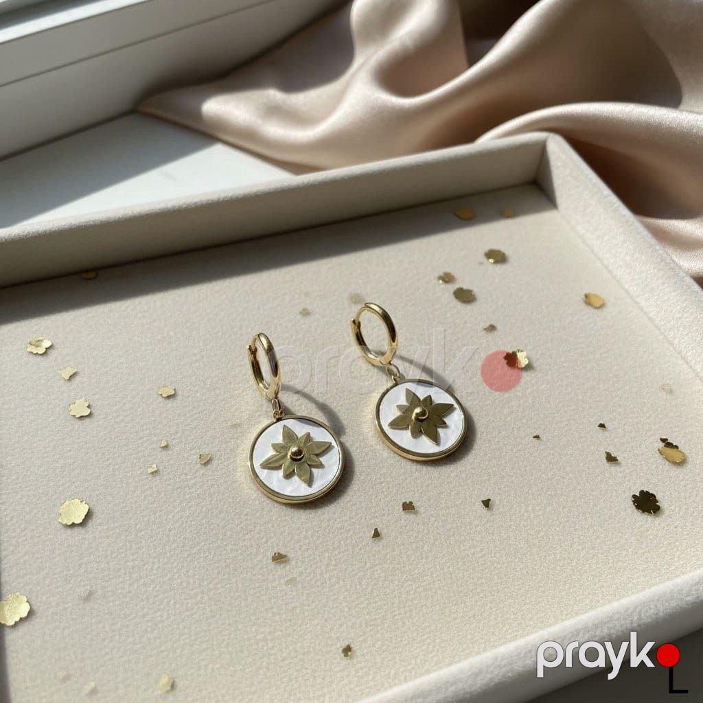 Sırğa bijuteriya polad, EA777 — Mallar, Bakı (2)