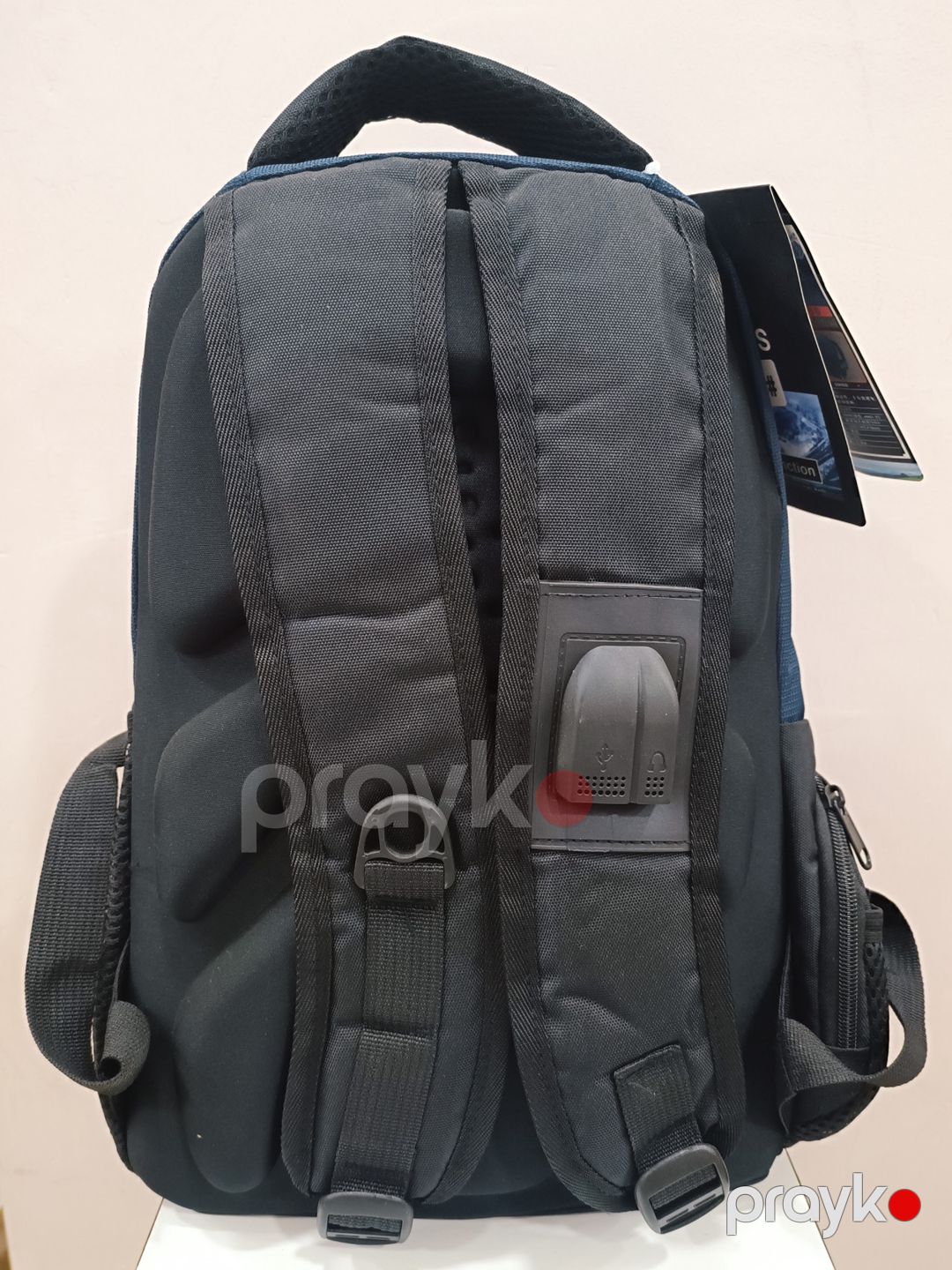Məktəb çantası, plaşlıq parça, suya davamlı parça, qara, göy, 15 l — Mallar, Bakı (2)
